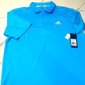 NWT Men’s Adidas Golf Sun Protection Polo UPF 50